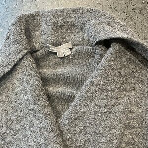 Vince Women's Charcoal Shall Cardigan Sweater w/Open front